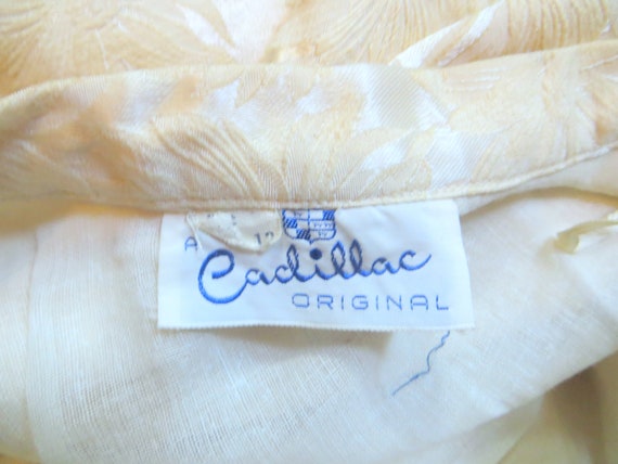 SALE RARE 1950s "Cadillac Original" Ivory  Silk J… - image 9