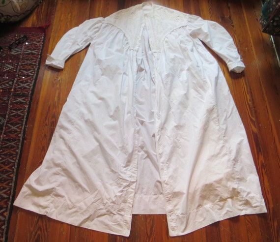 Stunning Antique Victorian/Edwardian White Cotton… - image 5