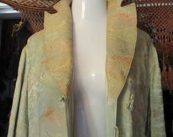 Outrageus 30s/40s Oriental Silk Robe