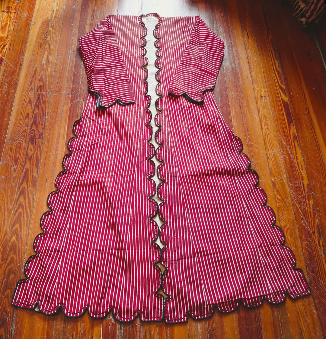 Traditional Early 20th Century Ottoman/turkmen/anatolian Red and White ...