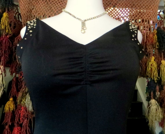 SALE Sexy Larger Carol Craig 60s/70s Black Palazz… - image 10