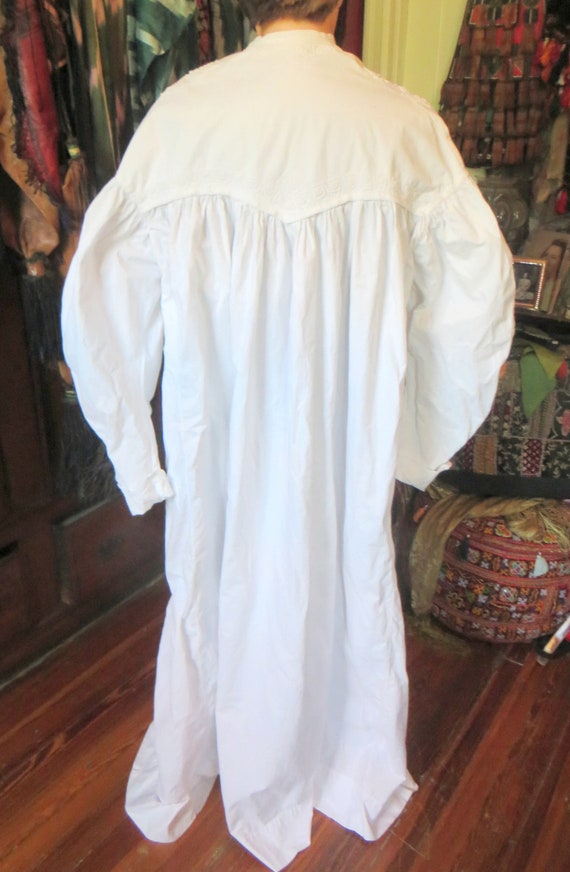 Stunning Antique Victorian/Edwardian White Cotton… - image 7