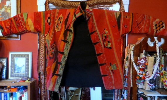 SALE XL Outrageous Ethnic Heavy Handmade Handwove… - image 1