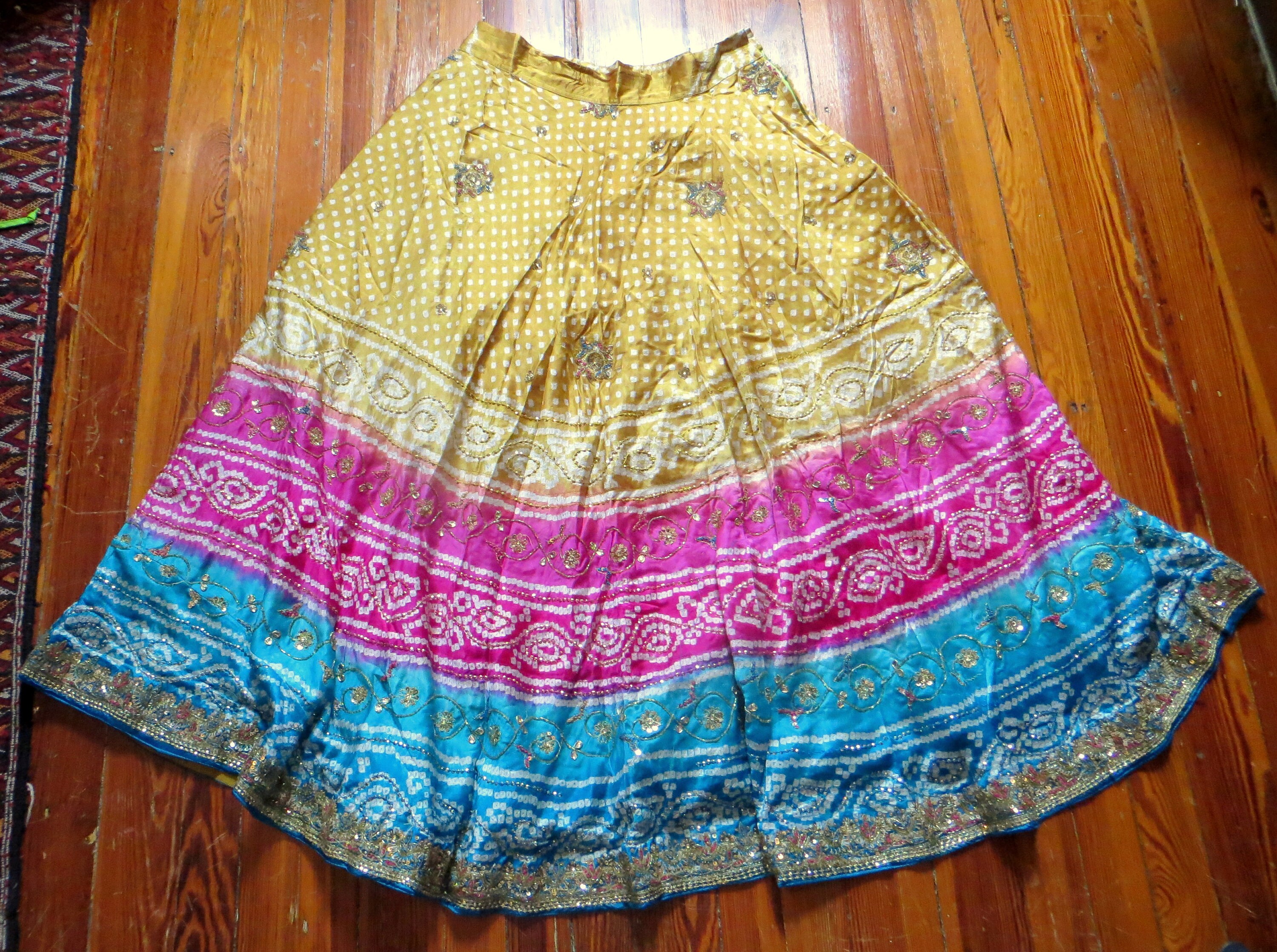 Indian Beaded Skirt - Etsy