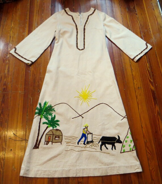 Rare 40s/50s Mexican/South American Embroidered Co