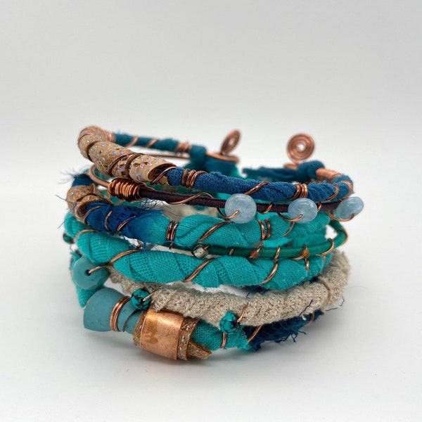 Fabric Wrap Bracelet Etsy