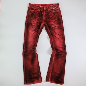 パンツ MURDER LICENSE crushed flare denim Y2K Murder License Mudwash Jeans (japan) - Etsy