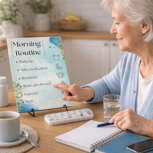 Dementia/ Alzheimer Daily Routine Bundle | Visual Schedule for Seniors / Dementie Dagplanning Bundel | Visuele Dagstructuur ouderen