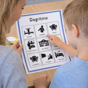 Visueller Stundenplan für Kinder mit ADHS/Tagesablauf/Besondere Bedürfnisse