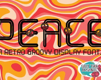 Peace Font - Premium Font - True Type Font - Use with Cricut, Silhouette