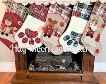 Personalized Stockings Monogrammed Stockings Custom Stockings Personalized Christmas Stockings Monogrammed Christmas Kid Stockings with Name