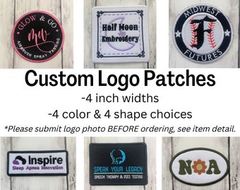 Personalized Patch Monogram Patch Custom Patches Iron On Patches Embroidered Patches Patches for Jackets Name Patch Company Logo Patch
