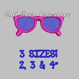 BOGO Free!  Mini Sunglasses Embroidery Design | Small Sunglasses | Summer Embroidery Design | Beach Embroidery Design | Embroidery Pattern