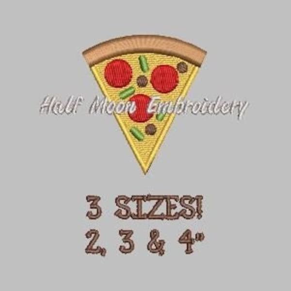 BOGO Free!  Mini Pizza Embroidery Design | Small Pizza | Pizza Slice Embroidery Design | Food Embroidery Design | Pepperoni Pizza | Party