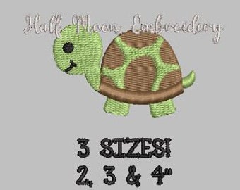 BOGO Free!  Mini Turtle Embroidery Design | Small Turtle | Mini Tortoise Embroidery Design Small Tortoise Turtle Machine Embroidery Digital