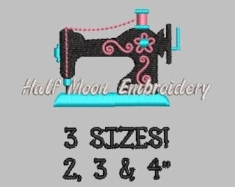 BOGO Free! Mini Sewing Machine Embroidery Design | Sewing Embroidery Design | Vintage Sewing Machine | Sewing Machine Embroidery Pattern