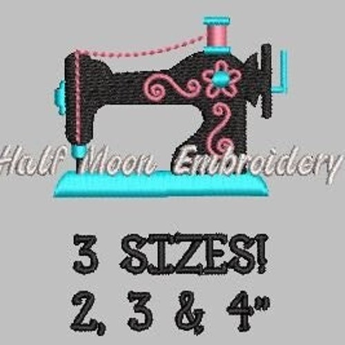 Sewing Machine Embroidery Design Etsy