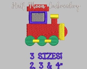 Mini Train Embroidery Design | Small Train | Choo Choo Train Embroidery Design | Baby Boy Embroidery Design | Embroidery Pattern
