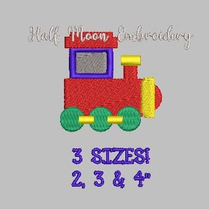 BOGO Free! Mini Train Embroidery Design | Small Train | Choo Choo Train Embroidery Design | Baby Boy Embroidery Design | Embroidery Pattern
