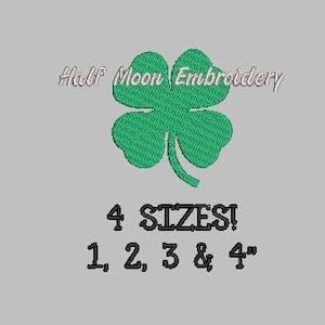 BOGO Free! Mini 4-Leaf Clover Embroidery Design | Mini Four Leaf Clover Embroidery Design | Mini Shamrock Embroidery Design | Small Shamrock