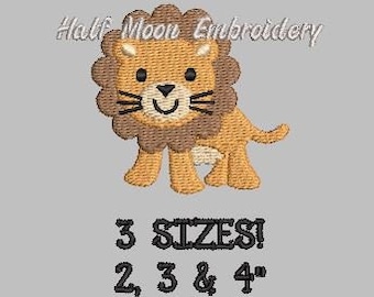 Mini Lion Embroidery Design | Small Lion | Jungle Animal Embroidery Design | Lion Embroidery Pattern |Machine Embroidery Digital