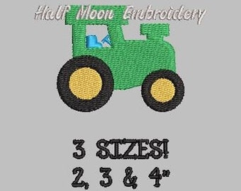Mini Tractor Embroidery Design | Small Tractor | Farm Embroidery Design | Baby Boy Embroidery Design | Transportation Embroidery