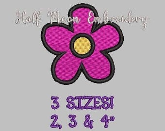 Diseño de bordado de mini flores / Flor pequeña / Diseño de bordado de mini margaritas / Margarita pequeña / Diseño de bordado floral / Bordado a máquina