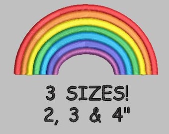 Buy 1 Get 1 Free! Rainbow Embroidery Design Mini Rainbow Small Rainbow Summer Embroidery Design Spring Embroidery Design Rain Embroidery