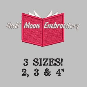 BOGO Gratuit ! Conception de broderie de mini livre | Petit livre école broderie Design lecture broderie Design livre Machine broderie livre numérique
