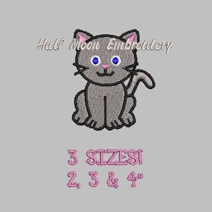 BOGO Free! Mini Cat Embroidery Design | Small Cat | Mini Kitten Embroidery Design | Small Kitten | Mini Kitty Embroidery Design Small Kitty