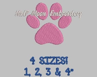 BOGO Free! Mini Cat Paw Embroidery Design Mini Cat Footprint Embroidery Design Animal Paw Embroidery Design Animal Footprint Embroidery