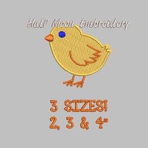 BOGO Free! Mini Baby Chick Embroidery Design | Small Chick Machine Embroidery | Easter Chick Embroidery Design | Easter Embroidery Design