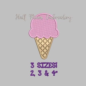 BOGO Free! Mini Eistüte Stickerei Design Kleine Eistüte Mini Eiscreme Stickerei Design Kleine Eis Party Stickerei