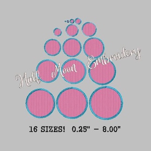 BOGO Free! Mini Polka Dots Embroidery Design | Small Polka Dots | Mini Dots | Small Dots | Mini Circle Embroidery Design | Small Circle