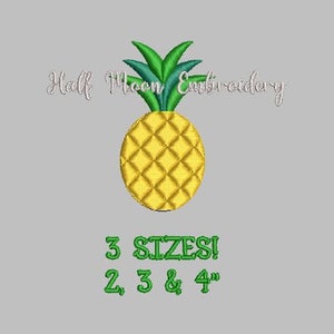 BOGO Free!  Mini Pineapple Embroidery Design Small Pineapple Fruit Embroidery Design Summer Embroidery Design Food Embroidery Design Digital
