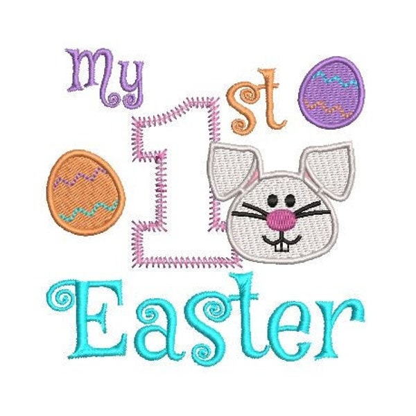 BOGO Free! My First Easter Embroidery Design | My 1st Easter Embroidery Design | Baby's First Easter Embroidery Design | Easter Bunny