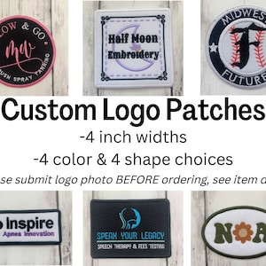 Personalized Patch Monogram Patch Custom Patches Iron on