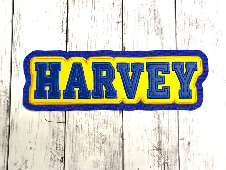 Personalized Letterman Jacket Name Patch | Custom Jacket Patches | Vinyl Name Patch | Custom Name Patch | Letterman Jacket Patches image 10