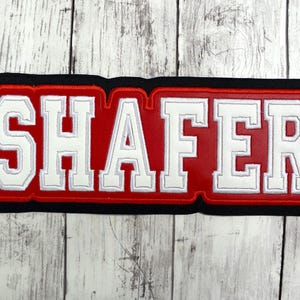 Personalized Letterman Jacket Name Patch | Custom Jacket Patches | Vinyl Name Patch | Custom Name Patch | Letterman Jacket Patches image 13