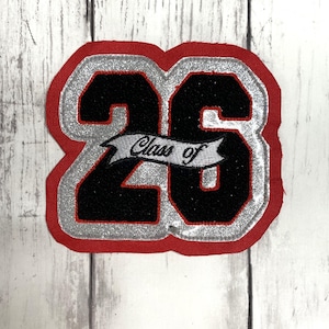 Class of 2026 Letterman Jacket Patch | Chenille Patch | Class of 26 Patch | Sale Item Sold As Is