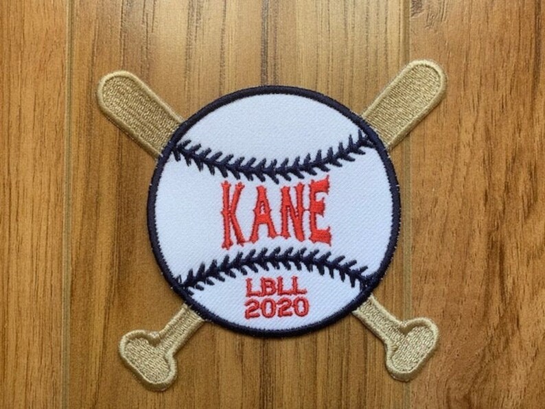 Custom Baseball Patch Custom Softball Patch Personalized Etsy