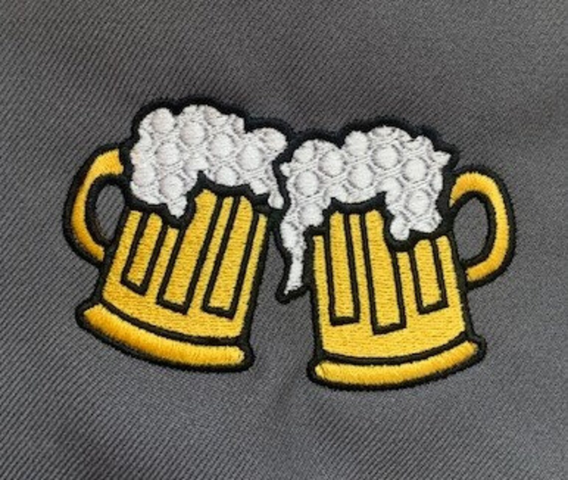 BOGO Free Mini Beer Mugs Embroidery Design Small Beer Mugs Etsy