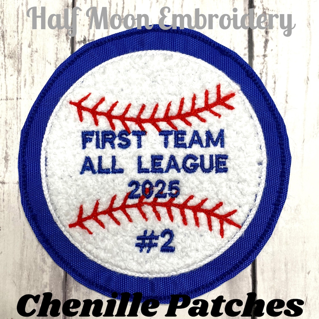 Chenille Baseball Letterman Jacket Patch | Personalized Chenille ...