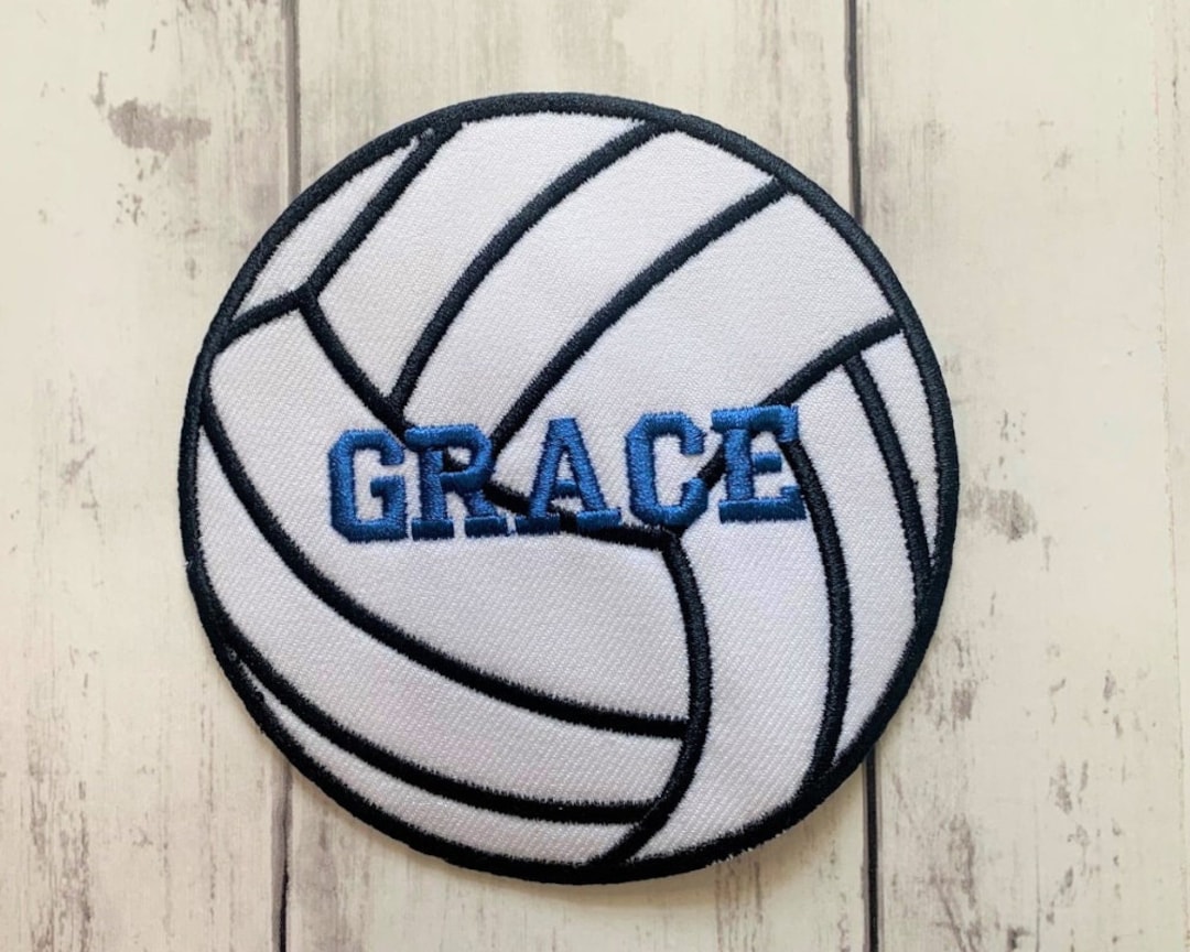 Personalized Volleyball Patch Custom Volleyball Patch Volleyball Patch