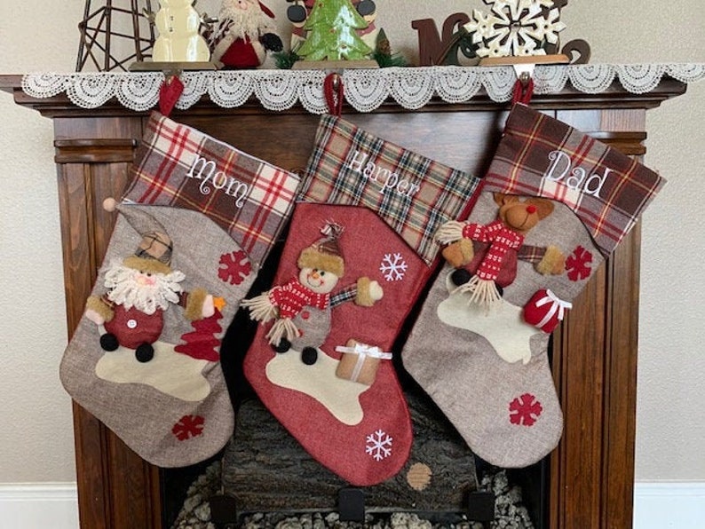 Personalized Stockings Monogrammed Stockings Custom Stockings Etsy