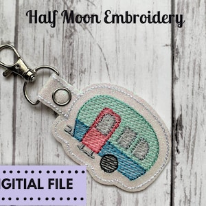 Bogo Free! ITH RV Snap Tab Haftowany Wzór | ITH Camper Snap Tag | Ith Rv Key Fob Key Fob Key Design | Ith Rv Key Chain Key Design