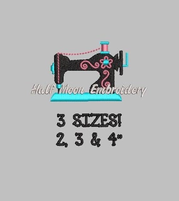 Mini Sewing Machine Embroidery Design | Sewing Embroidery Design | Vintage Sewing Machine | Sewing Machine Embroidery Pattern