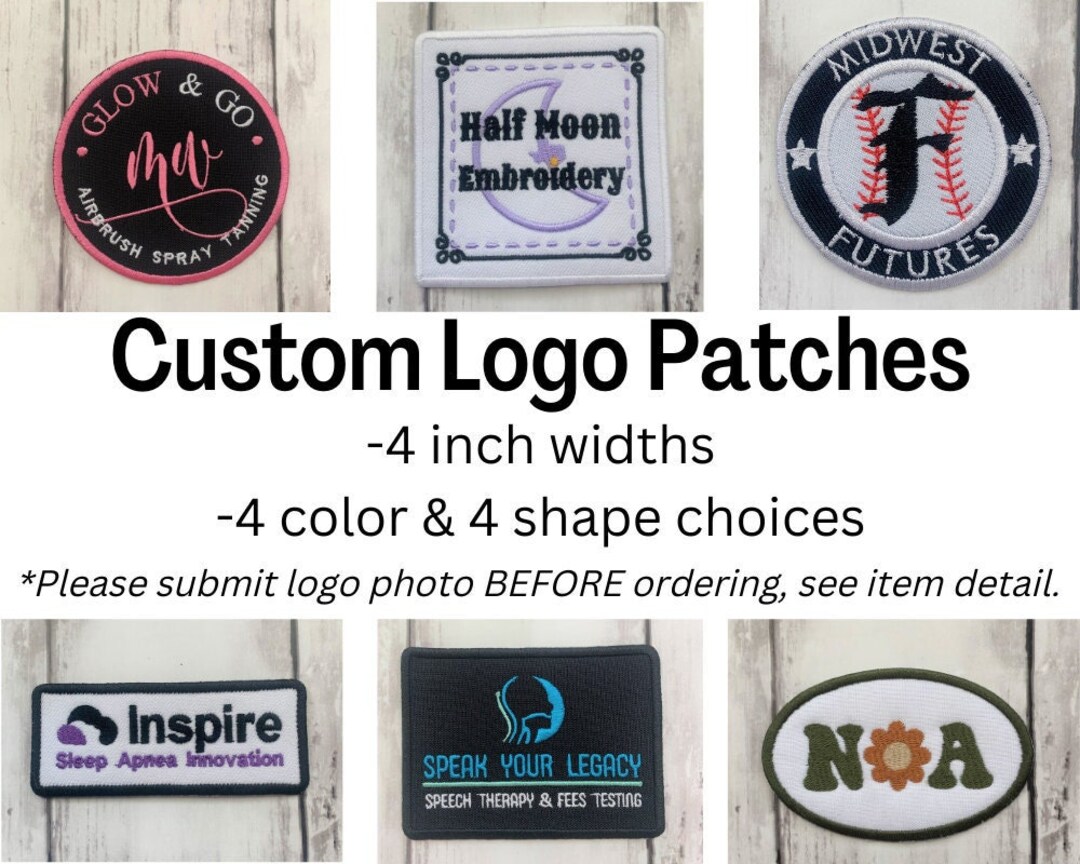 Custom Iron on Patches, No minimum [save 30%]