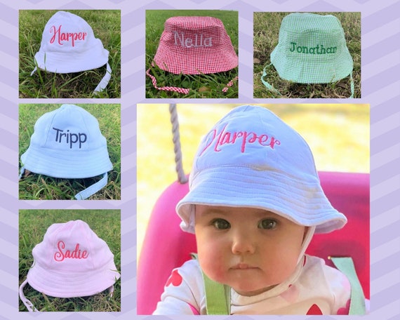 Dsood Baby Infant Sun Hats Lovely Floral Embroidered Cotton Sun Bucket Hats Dsood Baby Infant Sun Hats Lovely Floral Embroidered Cotton Sun Bucket Hats