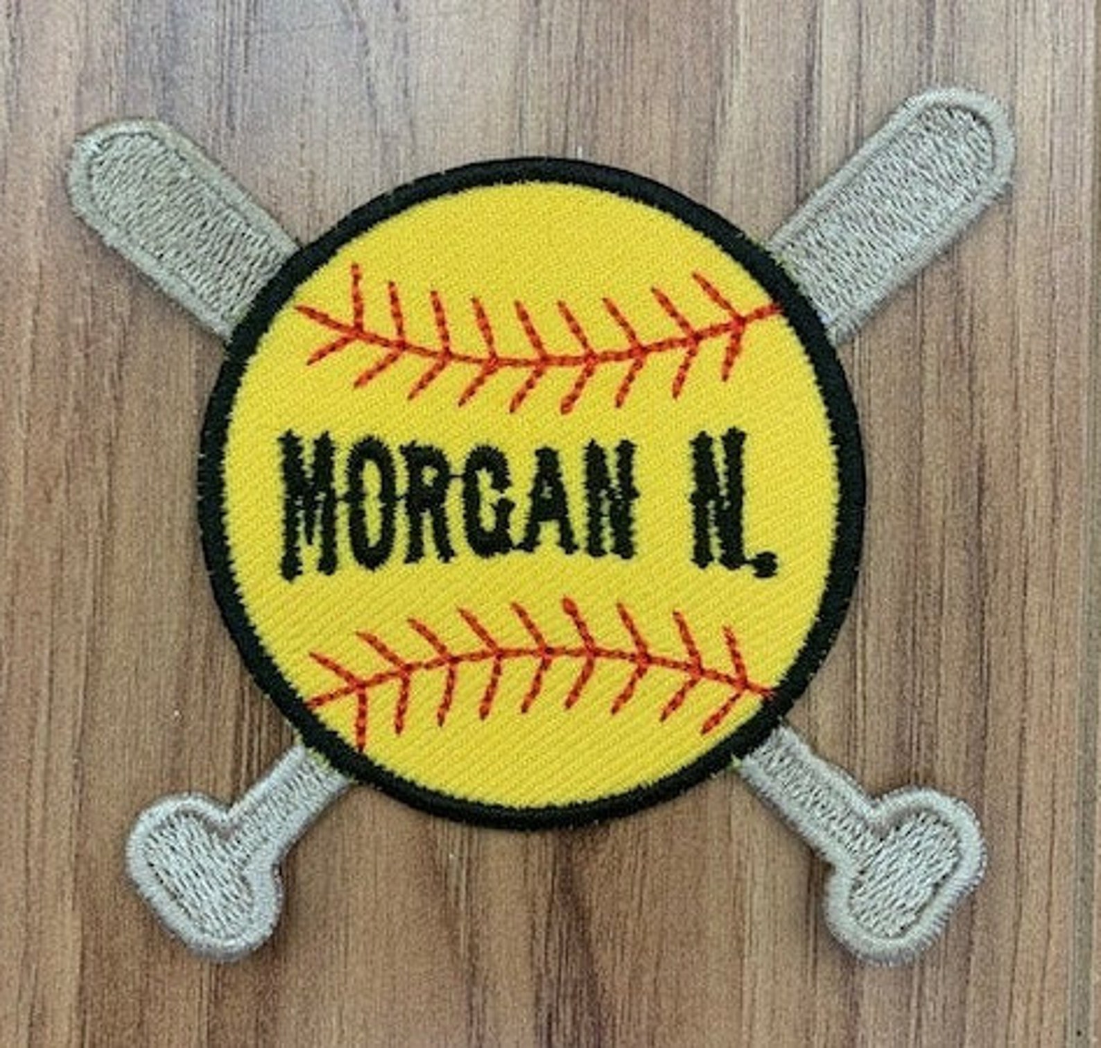 Custom Baseball Patch Custom Softball Patch Personalized Etsy